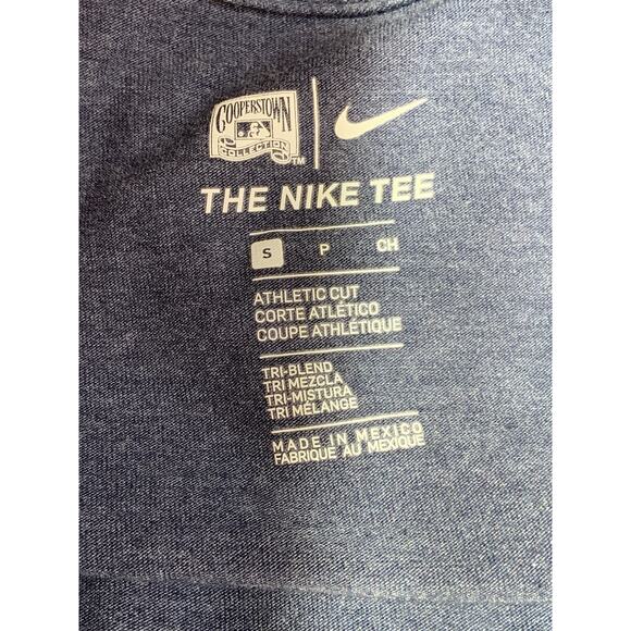 Nike Astros Houston Baseball Gray White & Orange V Neck T Shirt Women's SZ Small - Picture 10 of 10